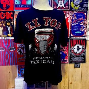 ZZ Top Band Tee Size Large